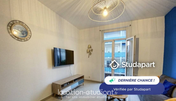 Logement étudiant Location Studio Meublé Nice (06100)