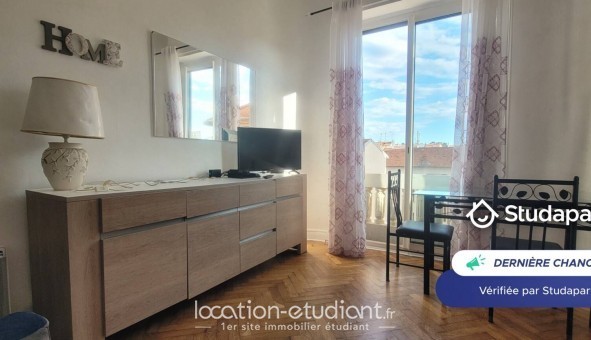 Logement tudiant Studio à Nice (06100)