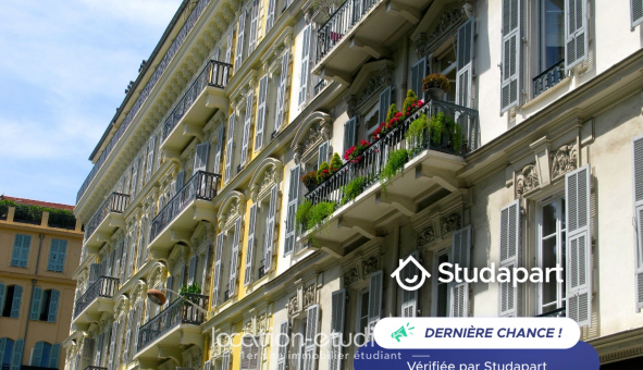 Logement tudiant Studio à Nice (06100)