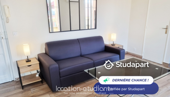 Logement tudiant Location Studio Meublé Nice (06100)