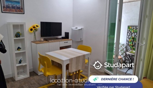 Logement tudiant Studio à Nice (06100)