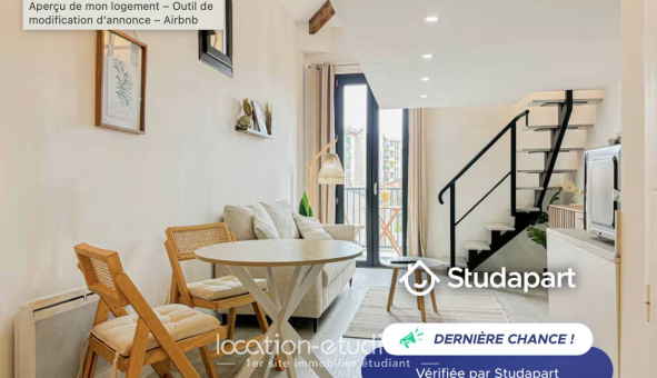 Logement tudiant Location Studio Meublé Nice (06100)