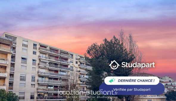 Logement tudiant Studio à Nice (06100)