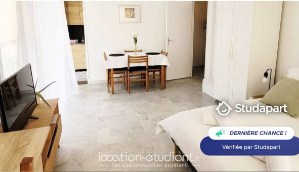 Logement tudiant Location Studio Meublé Nice (06100)