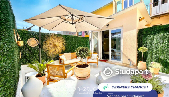 Logement tudiant Location Studio Meublé Nice (06100)