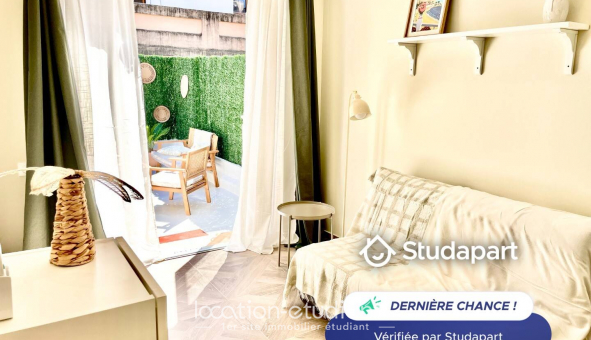 Logement tudiant Studio à Nice (06100)