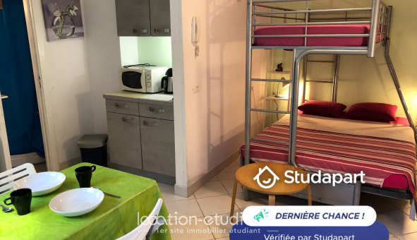 Logement étudiant Location Studio Meublé Nice (06100)
