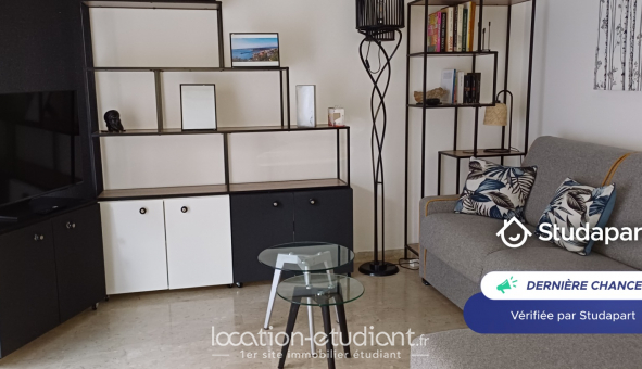 Logement tudiant Location Studio Meublé Nice (06100)