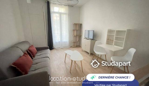 Logement tudiant Studio à Nice (06100)