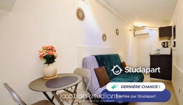 Logement tudiant Location Studio Meublé Nice (06100)