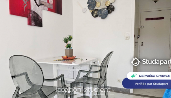 Logement tudiant Location Studio Meublé Nice (06100)