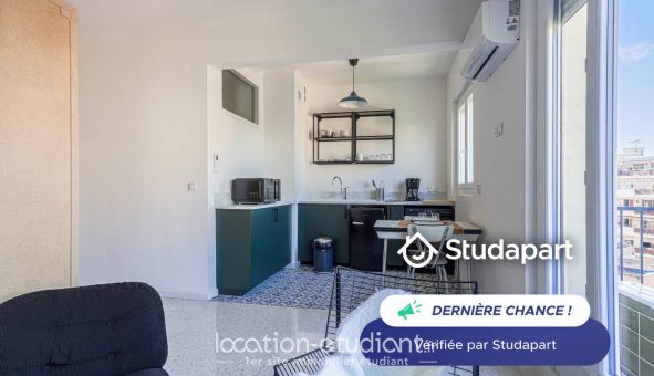 Logement �tudiant Studio &agrave; Nice (06100)