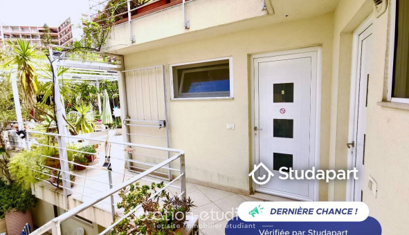 Logement �tudiant Studio &agrave; Nice (06100)
