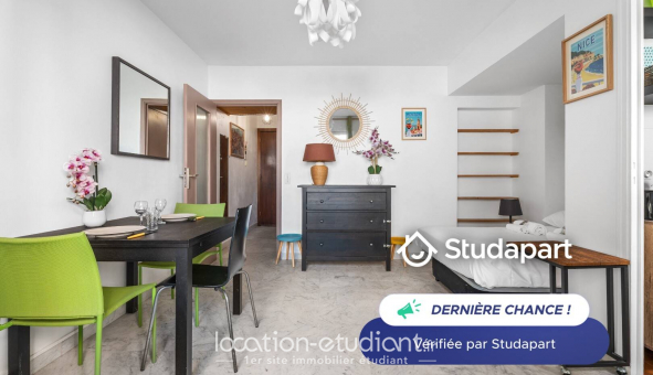 Logement �tudiant Studio &agrave; Nice (06100)