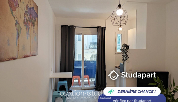 Logement étudiant Location Studio Meublé Nice (06100)