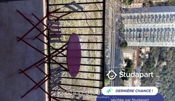 Logement �tudiant Studio &agrave; Nice (06100)