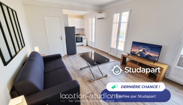Logement �tudiant Studio &agrave; Nice (06100)