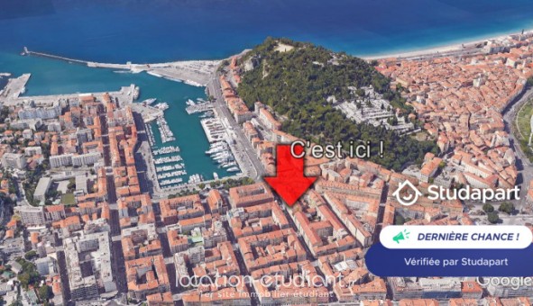 Logement �tudiant Studio &agrave; Nice (06100)