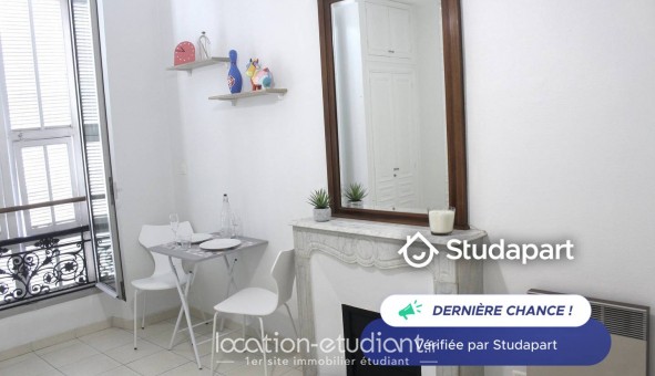 Logement �tudiant Studio &agrave; Nice (06100)