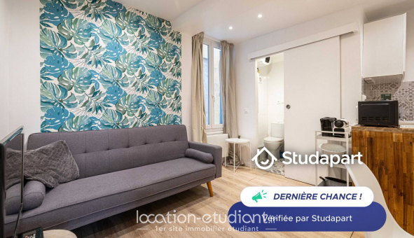 Logement �tudiant Studio &agrave; Nice (06100)