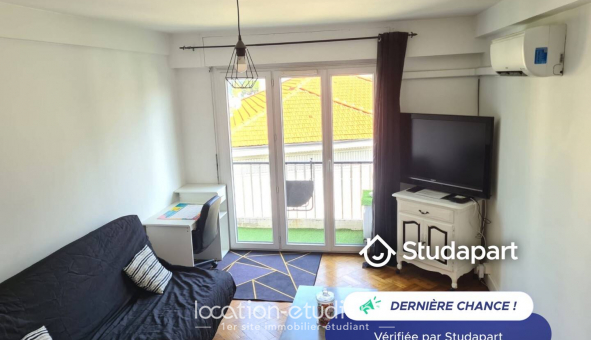 Logement �tudiant Studio &agrave; Nice (06100)