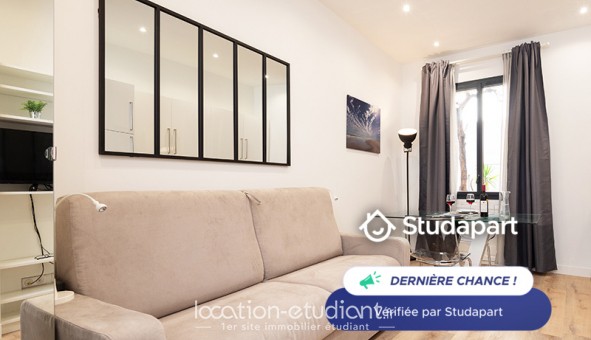 Logement �tudiant Studio &agrave; Nice (06100)