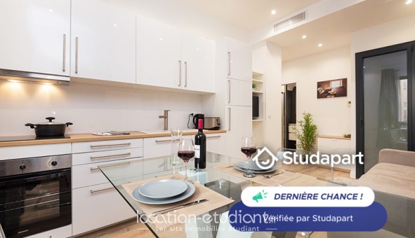 Logement �tudiant Studio &agrave; Nice (06100)