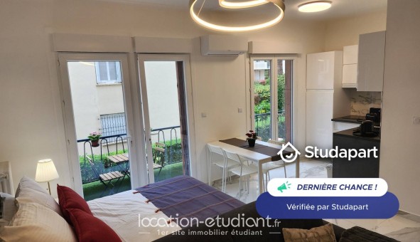 Logement �tudiant Studio &agrave; Nice (06100)
