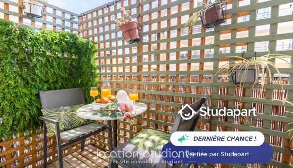 Logement �tudiant Studio &agrave; Nice (06100)