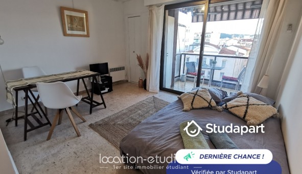 Logement �tudiant Studio &agrave; Nice (06100)