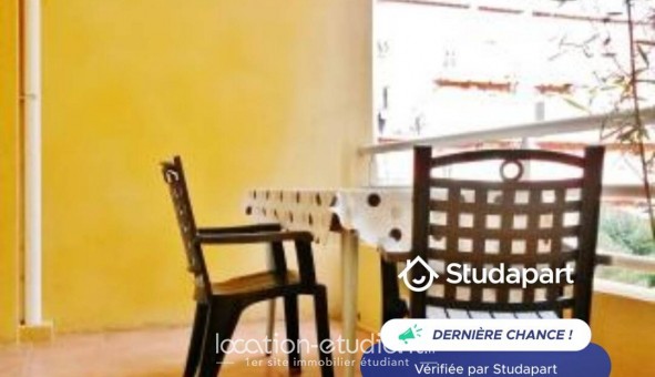 Logement �tudiant Studio &agrave; Nice (06100)