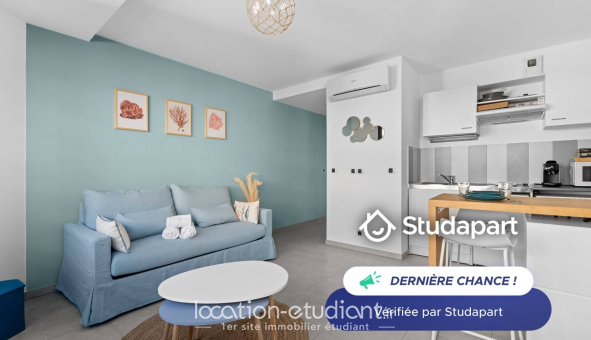 Logement �tudiant Location Studio Meubl&eacute; Nice (06100)