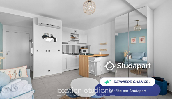 Logement �tudiant Studio &agrave; Nice (06100)
