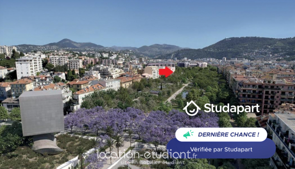 Logement �tudiant Studio &agrave; Nice (06100)