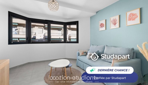 Logement �tudiant Studio &agrave; Nice (06100)