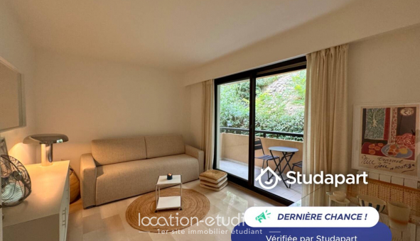 Logement �tudiant Studio &agrave; Nice (06100)