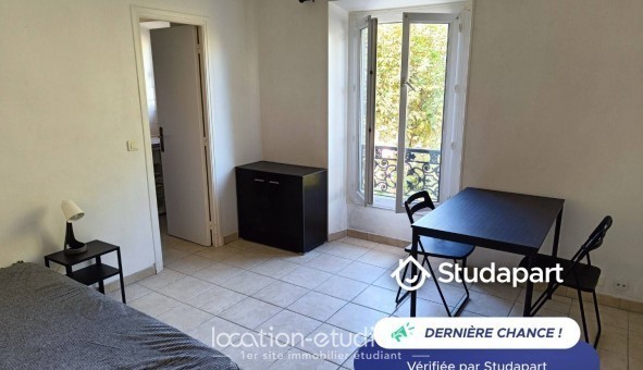 Logement �tudiant Studio &agrave; Nice (06100)