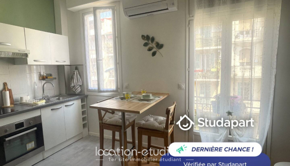 Logement �tudiant Location Studio Meubl&eacute; Nice (06100)