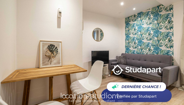 Logement �tudiant Studio &agrave; Nice (06100)