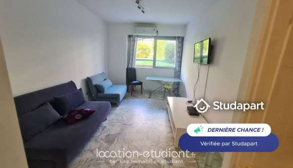 Logement �tudiant Studio &agrave; Nice (06100)