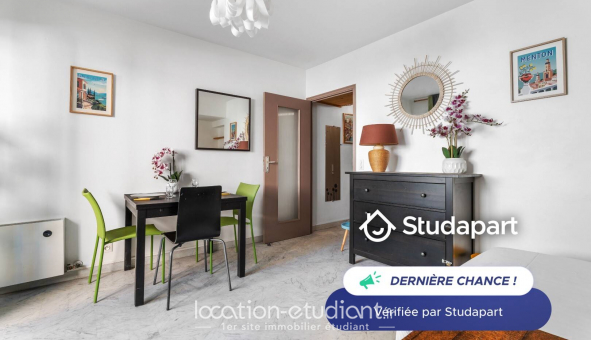 Logement �tudiant Studio &agrave; Nice (06100)