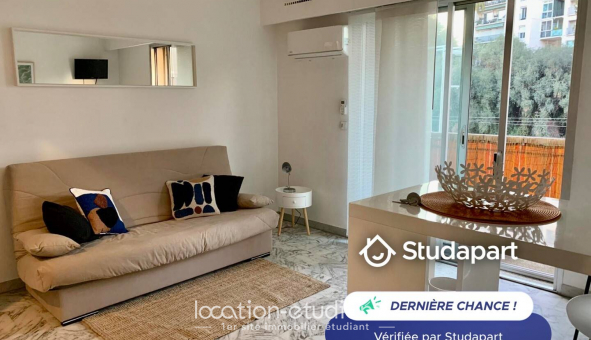 Logement �tudiant Location Studio Meubl&eacute; Nice (06100)
