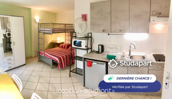 Logement �tudiant Studio &agrave; Nice (06100)