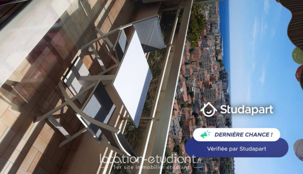 Logement �tudiant Studio &agrave; Nice (06100)