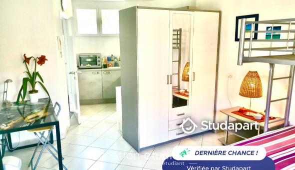 Logement �tudiant Studio &agrave; Nice (06100)