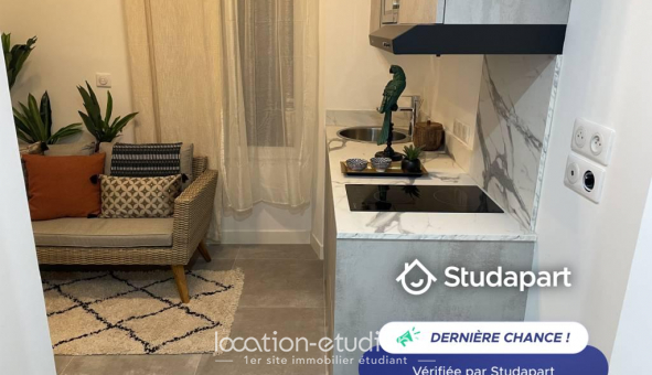 Logement �tudiant Location Studio Meubl&eacute; Nice (06100)