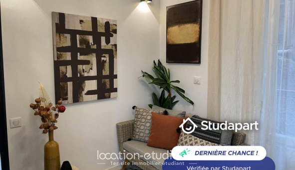 Logement �tudiant Studio &agrave; Nice (06100)