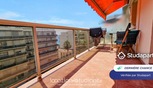 Logement �tudiant Studio &agrave; Nice (06100)