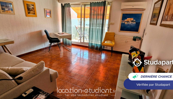 Logement �tudiant Studio &agrave; Nice (06100)