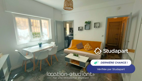 Logement �tudiant Location Studio Meubl&eacute; Nice (06100)